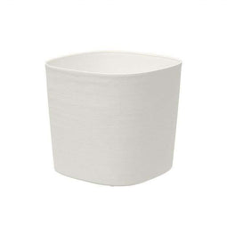 Pot met waterreserve - GARDEN ID Respect - Wit 40 x 40 cm - 100% huishoudelijk afval - 100% recyc...