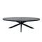 Oosterik home - Foxton dining tafel ovaal midnight grey 241 x 116 cm
