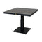 Oosterik home - Pine Valley verstelbare lounge tafel midnight grey 90 x 90 cm