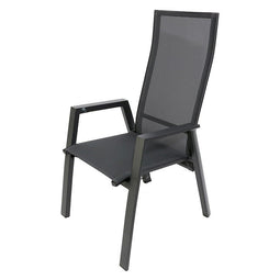 Oosterik home - Altona verstelbare stapelstoel midnight grey