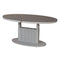 Oosterik home - Pine Valley verstelbare lounge tafel mist grey 150 x 90 cm