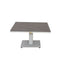 Oosterik home - Pine Valley verstelbare lounge tafel mist grey 90 x 90 cm