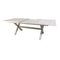 Oosterik home - Blue Valley uitschuifbare dining tafel mist grey 204 - 264 x 102 cm