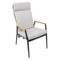 Oosterik home - Lakeshore verstelbare dining stoel midnight grey sunny creme