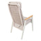 Oosterik home - Masonville verstelbare dining stoel sunny creme
