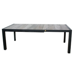 Oosterik home - Harrisburg uitschuifbare dining tafel midnight grey 154 - 214 x 90,5 cm