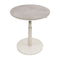 Oosterik home - Padroni verstelbare bijzettafel sunny creme keramiek dia. 59 cm