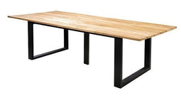 Yoi - Kaihou table 300x100cm. alu black/teak