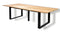 Yoi - Kaihou table 300x100cm. alu black/teak