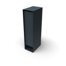 Geroba - Pakun Brievenbus Antraciet Grijs L30 x B45 x H120 cm