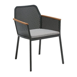 Oosterik home - Galena dining stoel midnight grey mesh