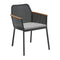 Oosterik home - Galena dining stoel midnight grey mesh