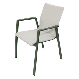 Oosterik home - Genesee stapelstoel forest green off white