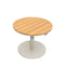 Oosterik home - Padroni verstelbare bijzettafel sunny creme teak dia. 59 cm