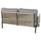 Oosterik home - Sidney lounge 2-zitsbank midnight grey