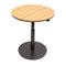 Oosterik home - Padroni verstelbare bijzettafel midnight grey teak dia. 59 cm
