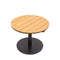 Oosterik home - Padroni verstelbare bijzettafel midnight grey teak dia. 59 cm