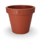 Nampook - Bloempot rond 25 x 22 cm terracotta Nampook