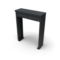 Geroba - Multibox brievenbus 2 breed 1 hoog zwart
