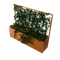 Geroba - Verta Rechthoekige plantenbak cortenstaal met klimnet L200 x B50 x H163 cm