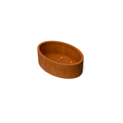Geroba - Ovalu Ovale plantenbak cortenstaal L120 x B80 x H40 cm