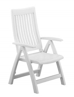 Kettler - Kettler Roma Verstelbare Tuinstoel - Wit