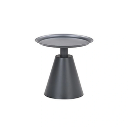 Garden impressions - Garden Impressions Zavala Bijzettafel Carbon Black - diameter 50xH48 cm