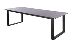 Yoi - Teeburu table 240x100cm. alu black/concrete