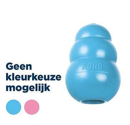 KONG PUPPY KONG RUBBER ROZE OF LICHTBLAUW ASSORTI