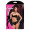 Ondergoed Set Exposed Zwart (L/XL)