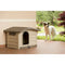 Bama Pet Cuccia Hondenhok 110x94x77 cm Beige/Taupe
