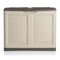 Bama Mettitutto Container 200L 78x45x64 cm Beige/Taupe