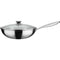 GSW Wok pro met deksel - Ø 32 cm - 3-LAAGSE bodem - Geklonken handgreep - RVS - Alle warmtebronne...