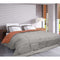 POYET MOTTE Microvezel dekbed 400g / m² CALGARY - 240 x 260 cm - Pebble grey en Gimgember brown