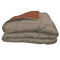 POYET MOTTE Microvezel dekbed 400g / m² CALGARY - 240 x 260 cm - Pebble grey en Gimgember brown