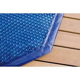 Bubbelafdekking voor UBBINK rechthoekig houten zwembad 200x350 - Blauw - 400 micron