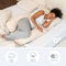 doomoo Maxxy Zwangerschaps- en voedingskussen - XXL-formaat - Ultra comfortabel, beige