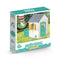 Dolu Speelhuis 122.5x104x156 cm + Geluid Wit/Groen/Grijs/Geel