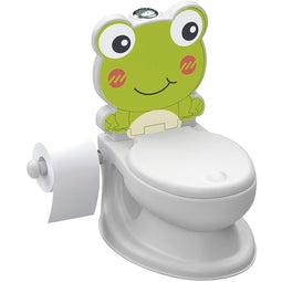 Dolu Educatief Potje Kikker + Geluid Wit/Groen