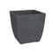 Bloembak - DIVA BASALT - Antracietgrijs - Vierkant - 42 L - 43,5 x 43,5 x H.44,2 cm - EDA - Uitne...
