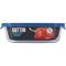 Hermetische Lunchtrommel Quttin Blauw Transparant Rechthoekig 600 ml (6 Stuks)