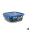 Hermetische Lunchtrommel Quttin Blauw Transparant 750 ml (6 Stuks)