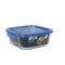 Hermetische Lunchtrommel Quttin Blauw Transparant 750 ml (6 Stuks)