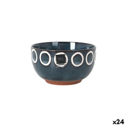 Kom La Mediterránea Almudena Blauw Ø 13,5 cm (24 Stuks)