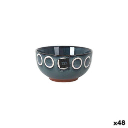 Kom La Mediterránea Almudena Blauw Ø 11 cm (48 Stuks)