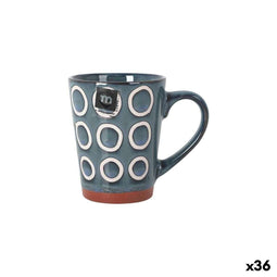 Mok La Mediterránea Almudena Blauw 330 ml (36 Stuks)