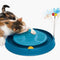 CAT IT 3-in-1 circuit met bal, massageband en kattenkruid - Ø 36 cm - Blauw - voor cat