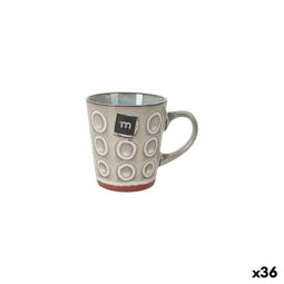 Mok La Mediterránea Almudena Grijs 200 ml (36 Stuks)