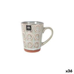 Mok La Mediterránea Almudena Grijs 330 ml (36 Stuks)