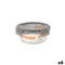 Hermetische Lunchtrommel MasterChef Grijs Transparant Rond 640 ml (6 Stuks)